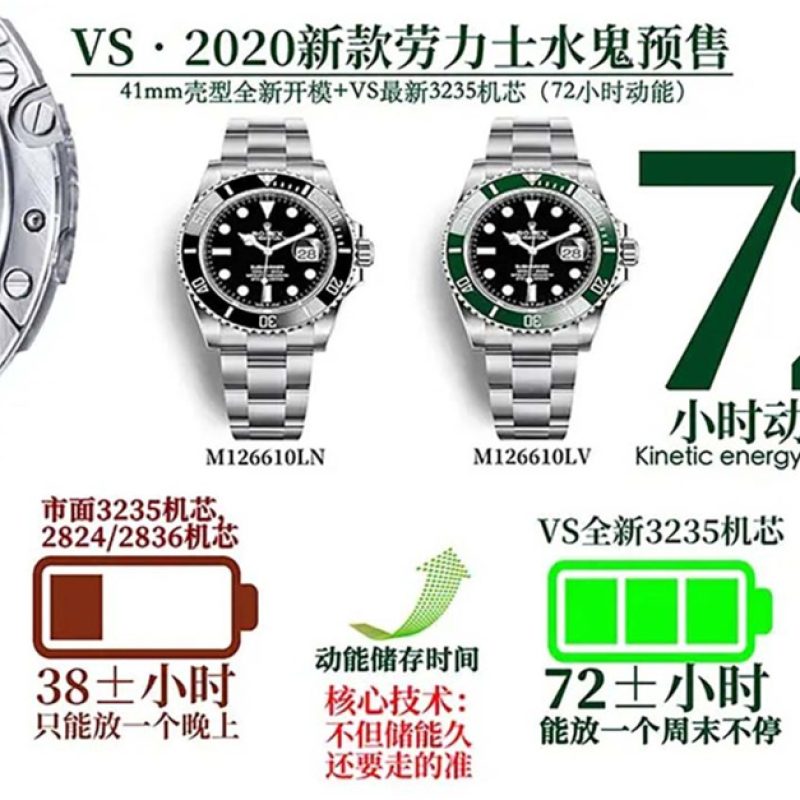 VS工厂41mm绿水鬼