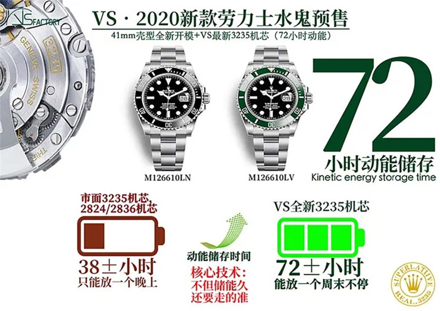 VS工厂41mm绿水鬼