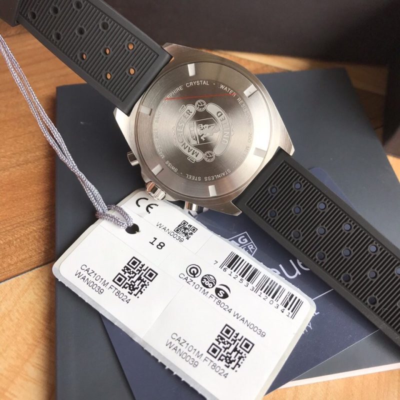 Tagheuer 泰格豪雅F1系列，曼彻斯特联队特别版帅气石英男士腕表