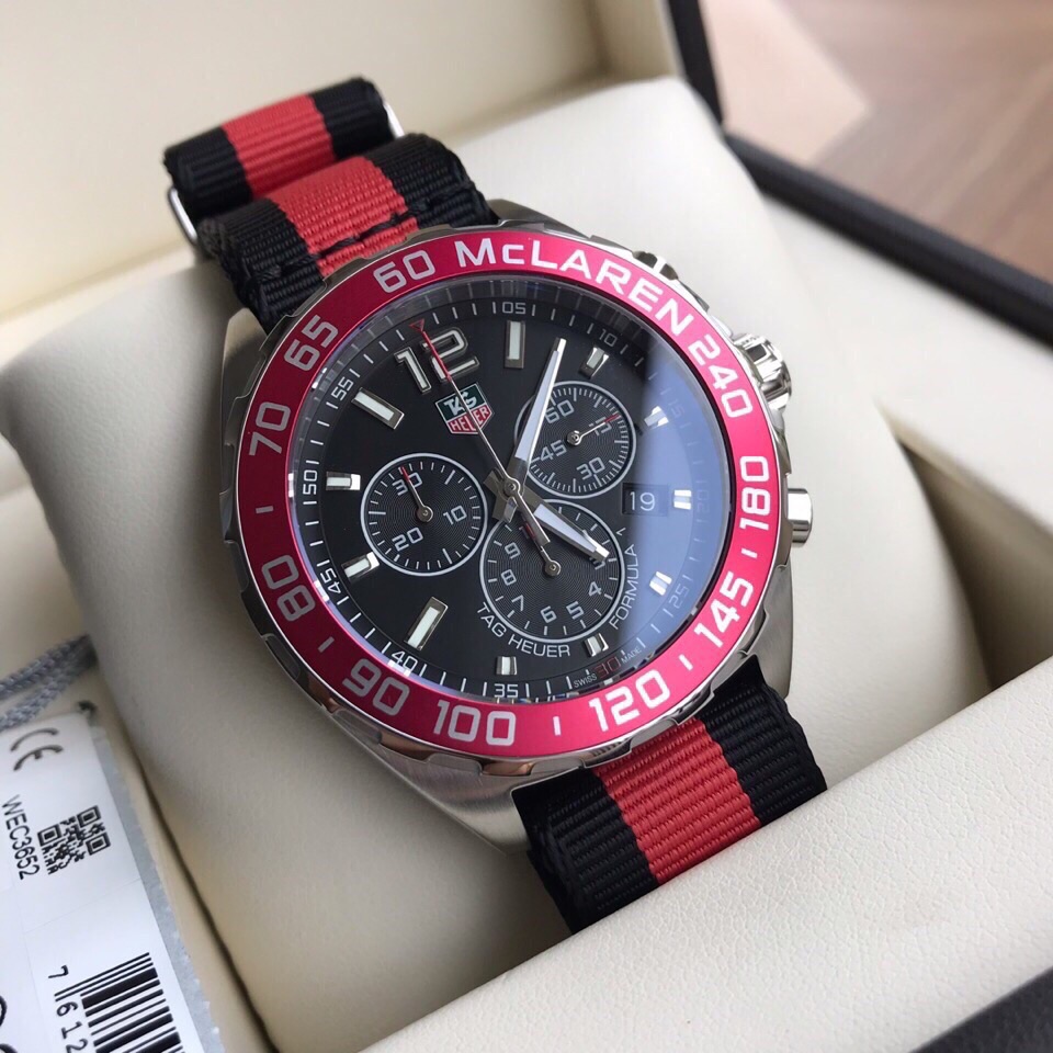 新款泰格豪雅高颜值新上线，硬货。Original Tagheuer,泰格豪雅F1系列火箭红限量版